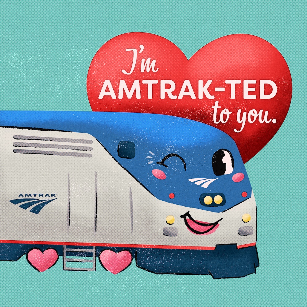 Amtrak Is Sharing the Love with Buy One Get One Valentine's Day Promo